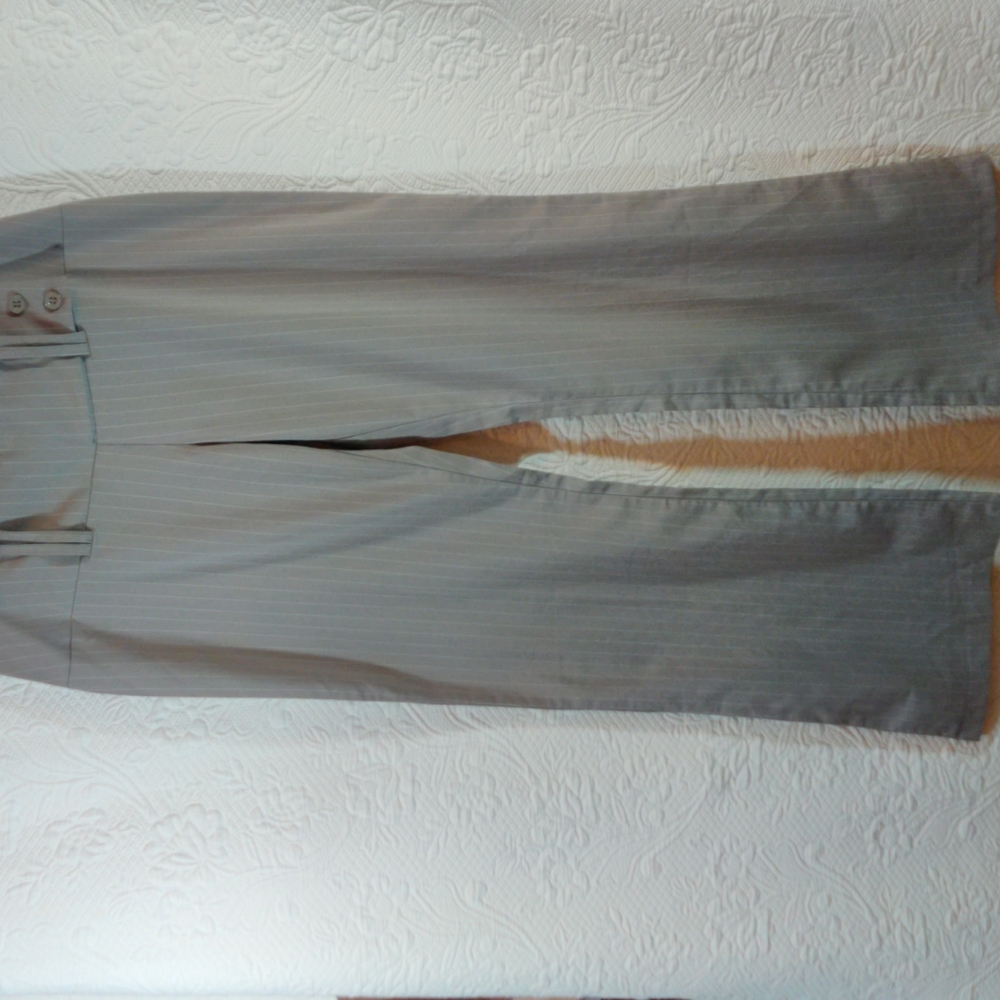 Dots Vintage Striped Wide Leg Dress Pants